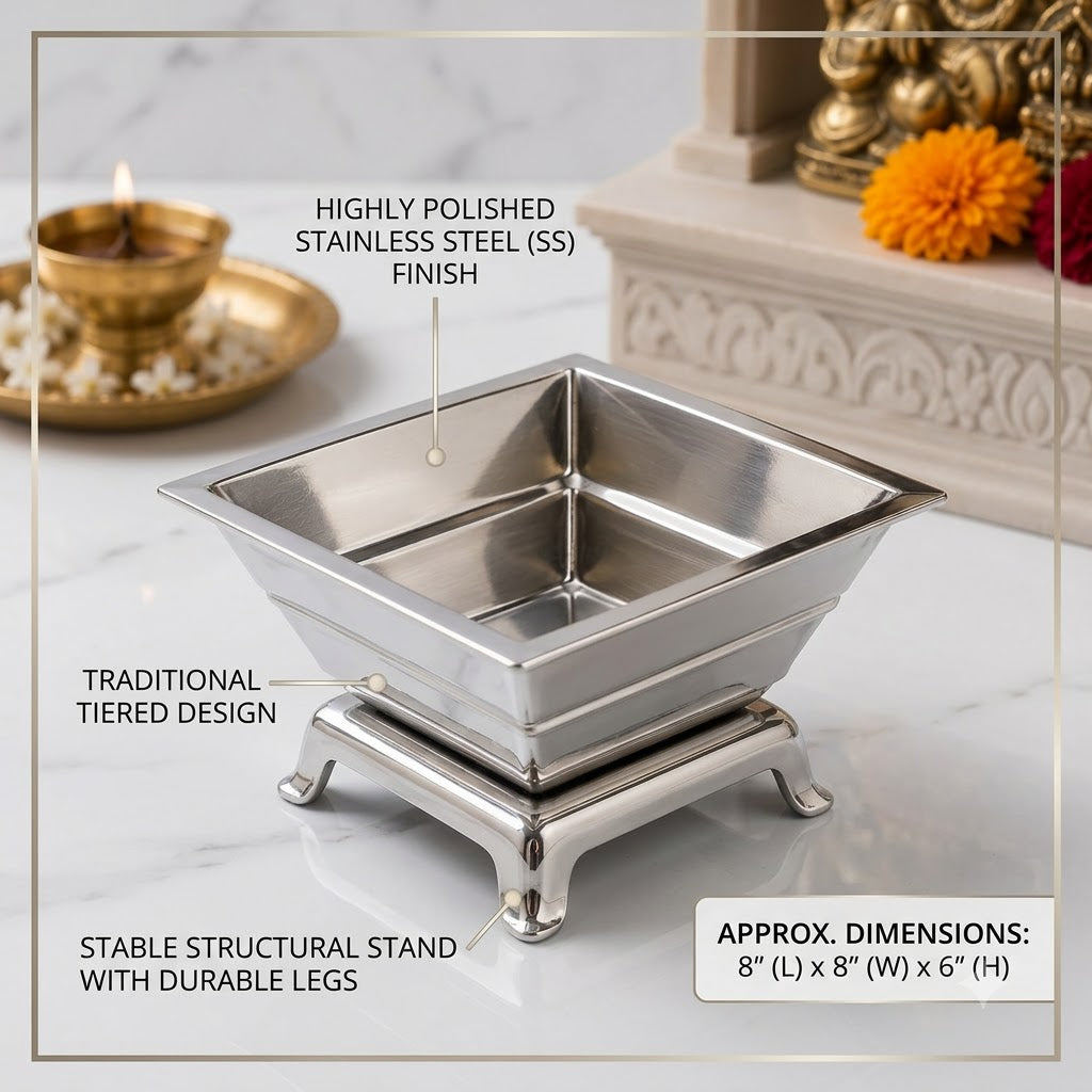 Stainless Steel Havan Kund