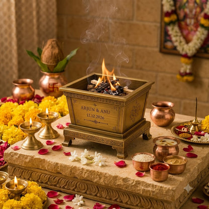 Personalized Bronze Havan Kund