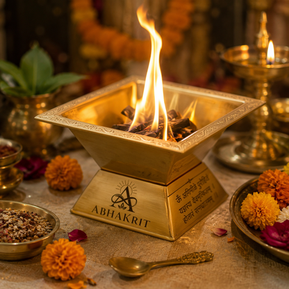 Premium Brass Agnihotra Havan Kund