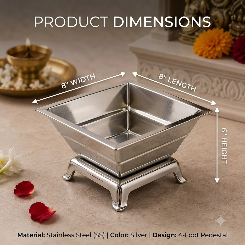 Stainless Steel Havan Kund