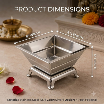 Stainless Steel Havan Kund