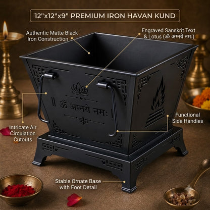 Personalized Iron Havan Kund