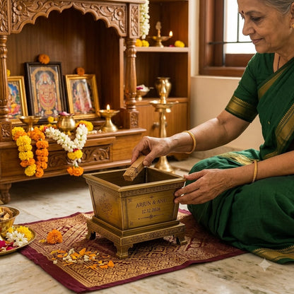 Personalized Bronze Havan Kund